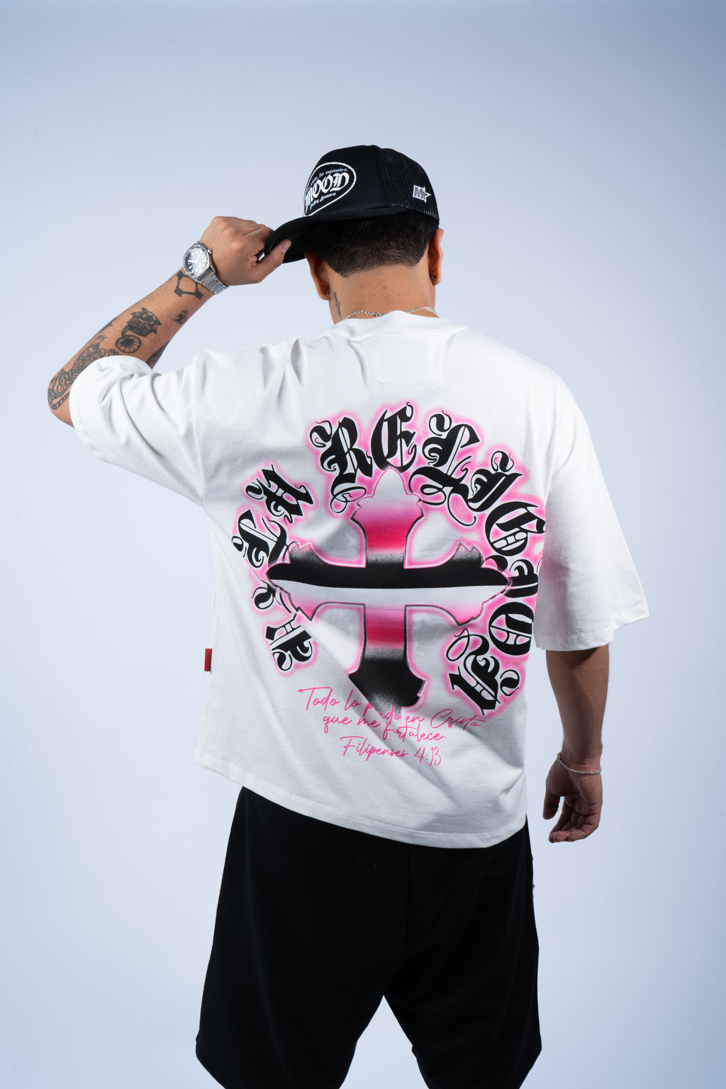 Blessd Hot Pink/White T-Shirt