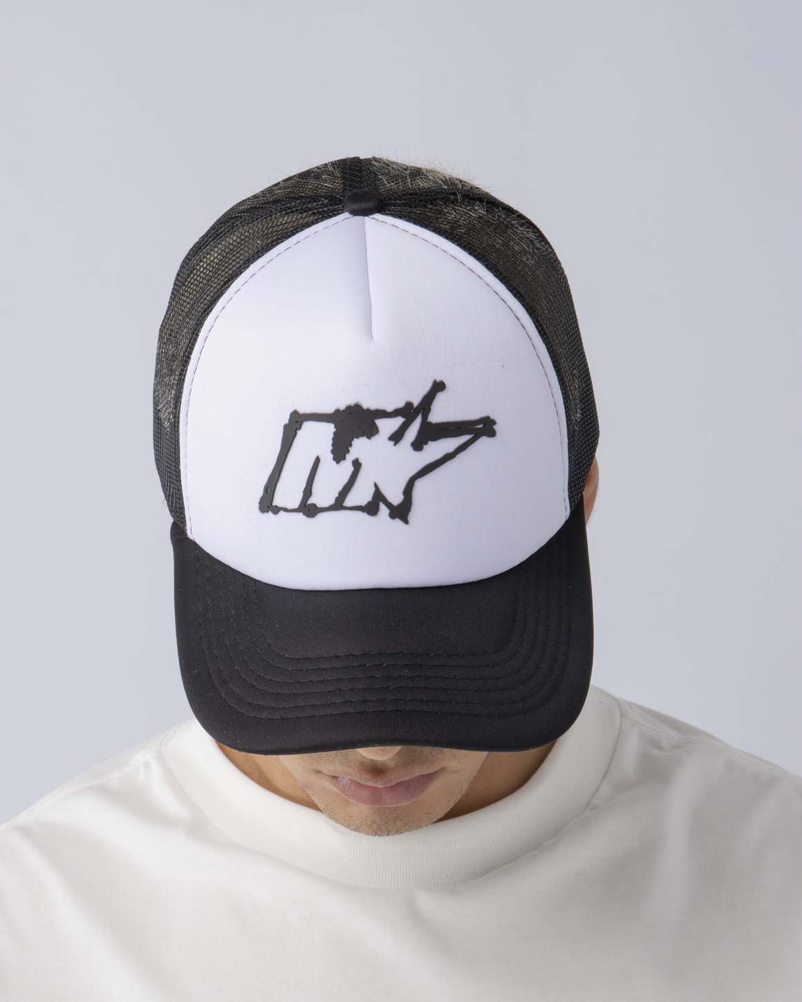 MOOD WHITE BONE TRUCKER CAP