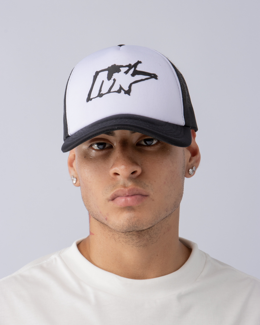 MOOD WHITE BONE TRUCKER CAP