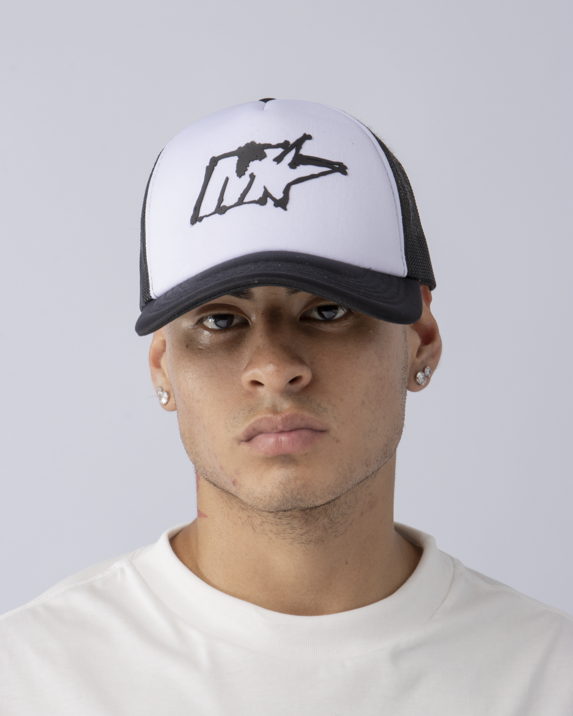 MOOD WHITE BONE TRUCKER CAP