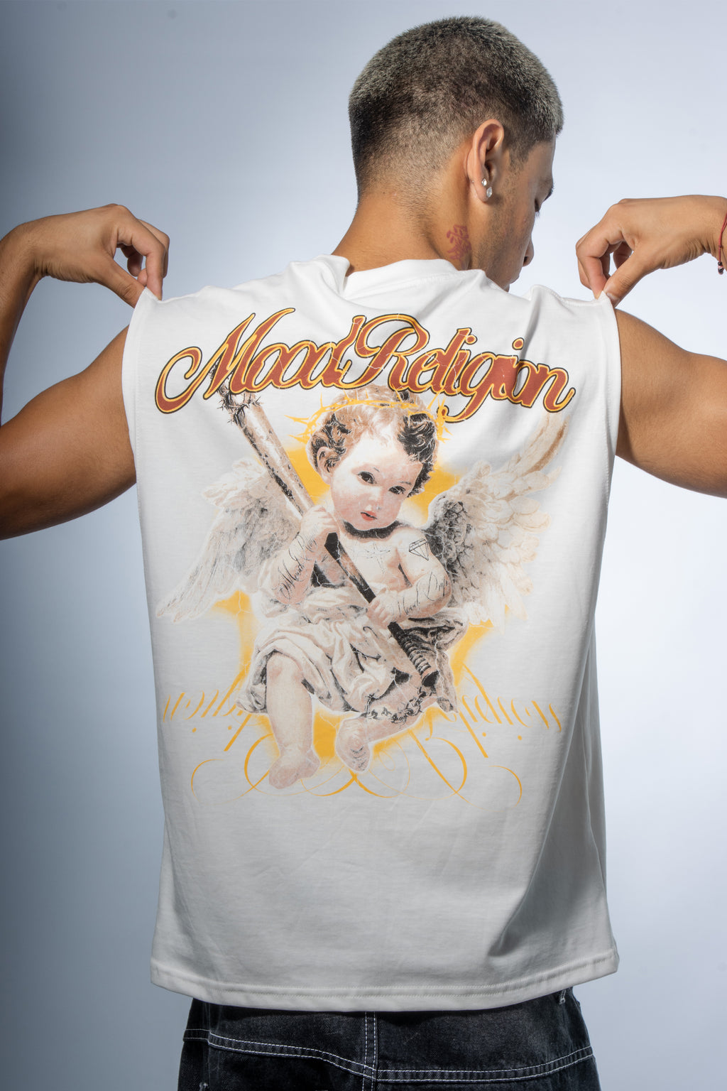 MOOD RELIGION SLEEVELESS TEE
