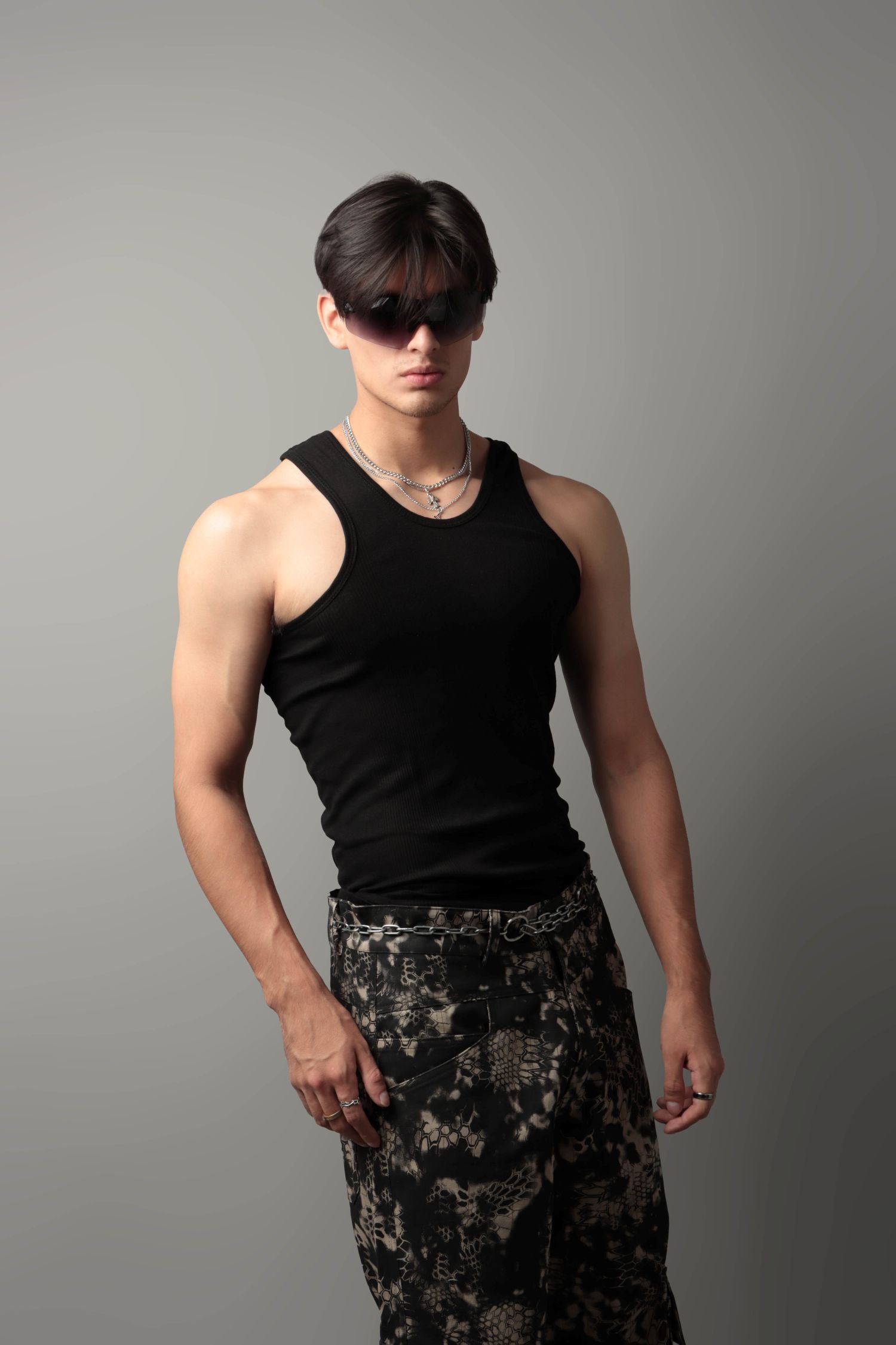 TANKTOP LEO RIB